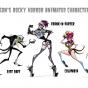 Rocky Horror Animated Development Character Design