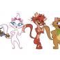 Aristocats Character Designs